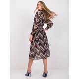 Italy Moda Dress-DHJ-SK-15177.06P-black-beige | Shoptok.si