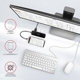 Axagon HMC-6GL laptop dock /port replicator USB 3.2 Gen 1 (3.1 Gen 1) Type-C Black, Grey | shoptok.hr