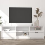 TV ormarić bijeli 150x33,5x45 cm od konstruiranog drva | shoptok.hr