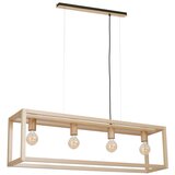  Luster na sajli LEGNO 4xE27/60W/230V | Eponuda.com