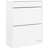 Ormarić za cipele ALTA bijeli 77x35x96 cm od masivne borovine | shoptok.hr