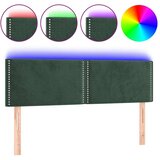  Uzglavlje tamnozeleno 144x5x78/88 cm baršunasto | shoptok.hr