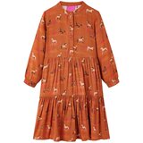  Dječja haljina boja konjaka 128 | shoptok.hr