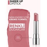 Flormar Sheer Up Lipstick vlažilna šminka s sijajem Thulian Pink 3 g | Shoptok.si