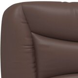 Posteljni okvir z vzglavjem rjav 140x200 cm umetno usnje, (21081974) | Shoptok.si