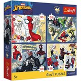 Trefl Marvel Spider-Man - 4 x 88 kom Premium Plus Kids puzzle - | shoptok.hr