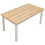 Mömax Jedilna Miza Korsika, Bela, Barve Hrasta, 160x90 | Shoptok.si