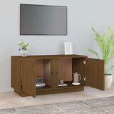 TV omarica medeno rjava 80x35x40,5 cm trdna borovina, (20730987) | Shoptok.si