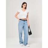 Sinsay Basic rebrasta majica kratkih rukava | shoptok.hr