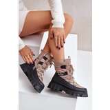 Kesi Lee Cooper Women's Zip Snow Boots LCJ-24-47-3143 Beige | shoptok.hr