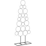  Metalna božićna jelka KUOPIO 125 cm Čelik Crna | shoptok.hr