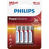 Philips LR03P4B/10 - 4 kom alkalna AAA baterija POWER ALKALINE 1,5V 1150mAh | Eponuda.com