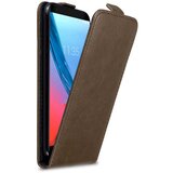 Cadorabo Ohišje, združljivo z ZTE Blade V9 v kava rjava - Zaščitni ovitek v obliki flipa z magnetnim zapiranjem, (20565796) | Shoptok.si