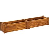 Furnova Visoka greda iz akacijevega lesa 150x30x25 cm, (21921124) | Shoptok.si