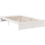  Krevet s regalom za knjige bez madraca bijeli 90x190cm borovina | shoptok.hr