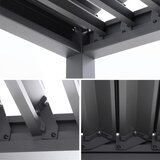 Gardenson Pergola Origin, Antracit, 3x3,6m | Shoptok.si