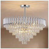Brilagi Plafonski luster ECLIPSE 12xE14/10W/230V, prečnik 78 cm, srebrne boje Cene
