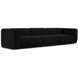 Makamii Črna žametna sedežna garnitura 319 cm Ekahi – | Shoptok.si