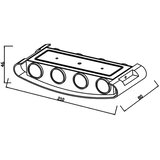 Top Light - LED spoljno zidno svetlo RAY LED/8W/230V IP44 4000K crna | Eponuda.com