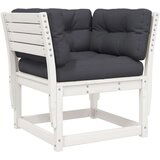  5-dijelni set vrtnih sofa s jastucima bijeli masivna borovina | shoptok.hr