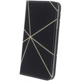 Onasi mistik preklopna torbica Samsung Galaxy Xcover 5 G525 - črna z zlatimi črtami | Shoptok.si