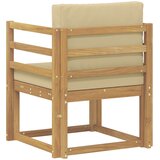  2 Komad Set vanjskih sofa Poliester Bijela i Bež | shoptok.hr