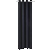 Furnova Zatemnitvena zavesa s kovinskimi obročki 270x245 cm črne barve, (21917742) | Shoptok.si