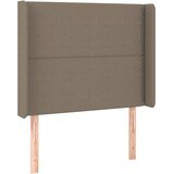  box spring s madracem LED smeđesivi 100x200 cm tkanina | shoptok.hr