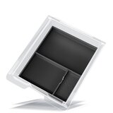 INF organizator za sredinsko konzolo za tesla model 3/Y - napol zavita silikonska podloga & prozorna škatla - siva black model 4, (21732199) Cene