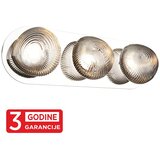 Mitea zidna lampa hrom prisma led MAW9401-3 3x4W 3000K + smoky 3Y | Eponuda.com