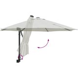  Vrtni suncobran Pijesak 248 x 248 x 148 cm Poliester i čelik | Eponuda.com