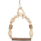 Trixie drvena ljuljaška za ptice sa šarenim kockicama 20,5×29 cm | Eponuda.com