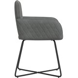  Trpezarijske stolice 6 pcs Baršun Tamnosiva 59 x 56,5 x 86 cm | Eponuda.com