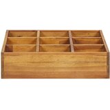  Povišena vrtna gredica za bilje od bagremovog drva 60x60x15 cm | Eponuda.com