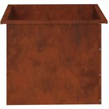  Vrtna posuda za sadnju s LED svjetlom 2 kom. Rđa - Otporni čelik 50 x 60 x 48 cm 2 | shoptok.hr
