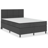 vidaXL Boxspring postelja temno siva iz blaga 140x200 cm, (20647510) | Shoptok.si