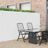  Vrtna ograda dvostrana bijela 1,8x5 m PVC u