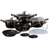 Berlinger Haus BH-7032 GARNITURA SIJOČI ČRNI LONČKI, (21400816) | Shoptok.si