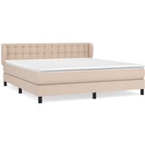 Krevet box spring s madracem cappuccino 180x200 cm umjetna koža | Eponuda.com