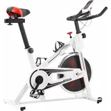 Sobni bicikl za vježbanje sa senzorima pulsa bijelo-crveni