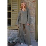 Trend Alacati Stili Ženski komplet Alc-X14484, Kaki Cene