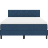 Box Spring Krevet s Madracem Plavi 140x200 cm Tkanina | shoptok.hr