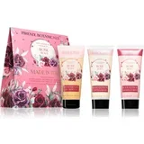 Rose Hand Cream, Shower Gel and Body Lotion darilni set