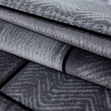 Novel Tkana Preproga Plus, Črna, 140x200cm | Shoptok.si