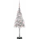  Božićno drvce s 150 LED svjetlima Bijelo 120 cm PE i čelik | shoptok.hr