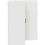 vidaXL Stenska kuhinjska omarica Bela 57 x 57 x 80 cm Konstruiran les | Shoptok.si