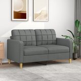 vidaXL Dvosed temno siv 140 cm blago Cene