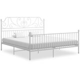  Okvir za krevet bijeli metalni 200 x 200 cm | shoptok.hr