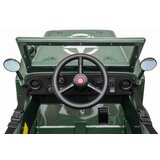 Lean_Toys Otroški električni avto USA ARMY 4X4 Enosed 12V Zelena | Shoptok.si