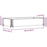  Vrtna sadilica 100 x 50 cm od masivne borovine | Eponuda.com